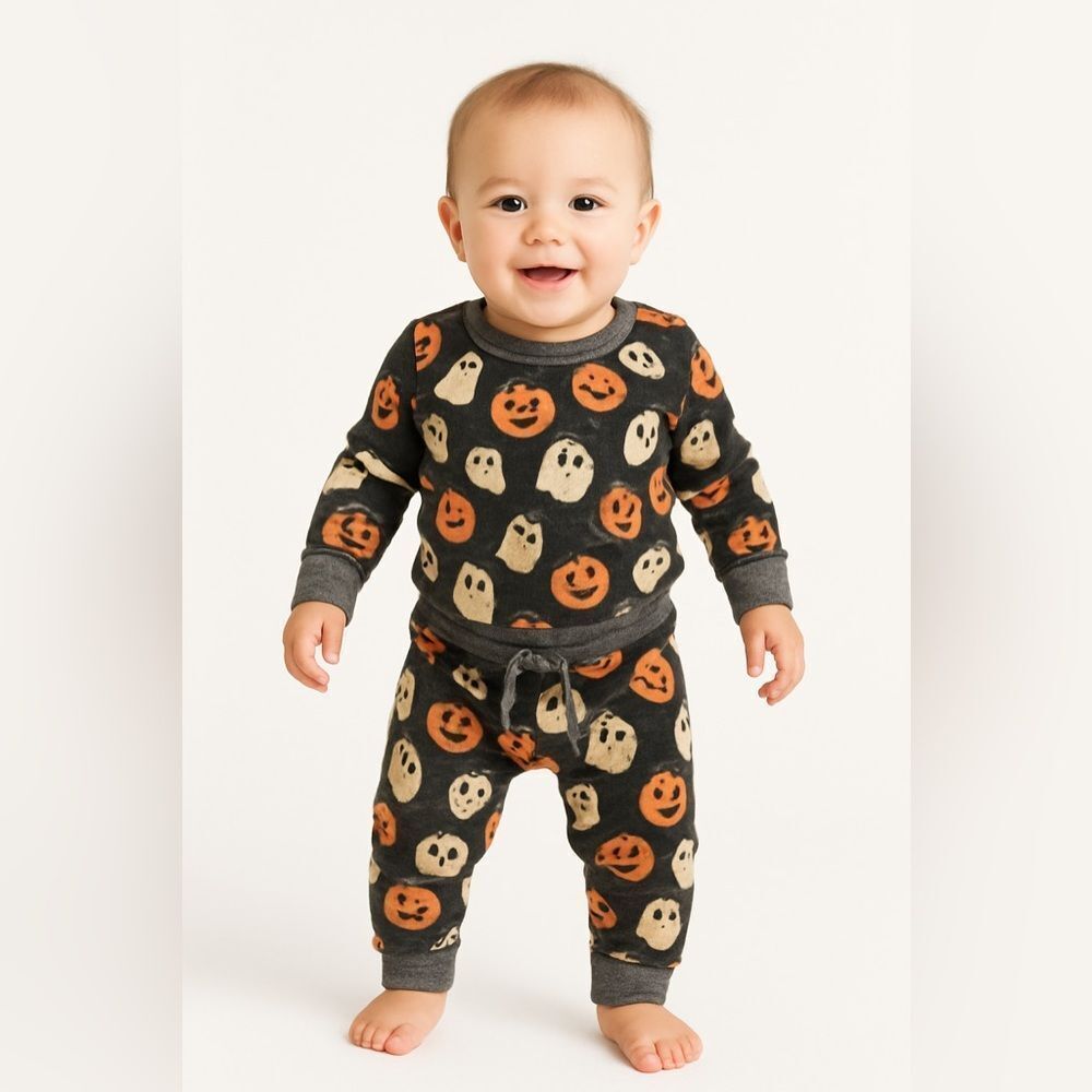 Miki Miette baby Ziggy Joggers - Spooky